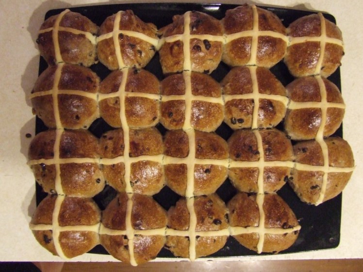 Hot cross buns