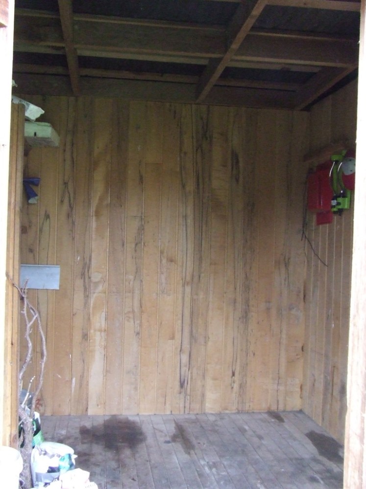 One day there will be a potting bench in here...