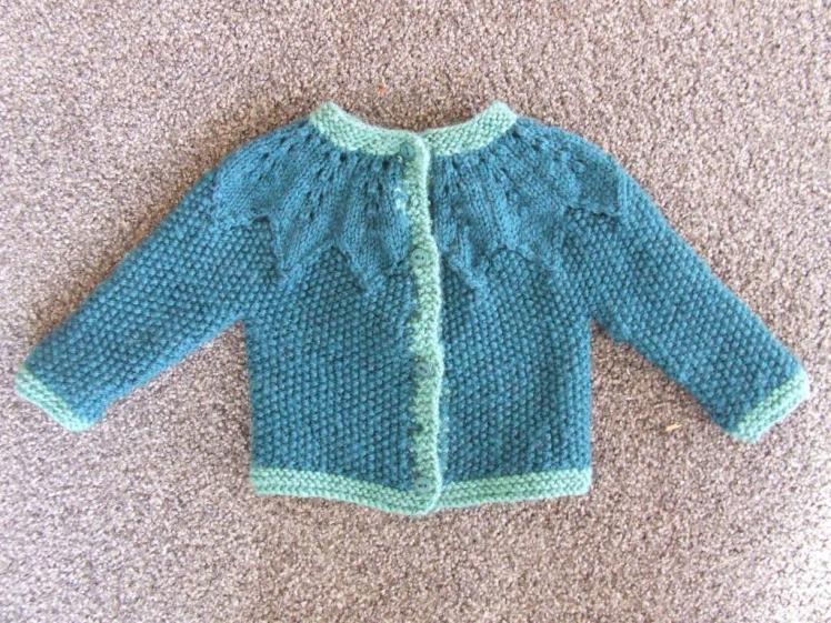 'Finished' cardigan
